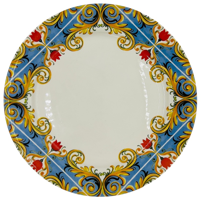 Claytan Ceramic Chop Plate 30.4cm, Medieval Multicolor- CLA.ME084949