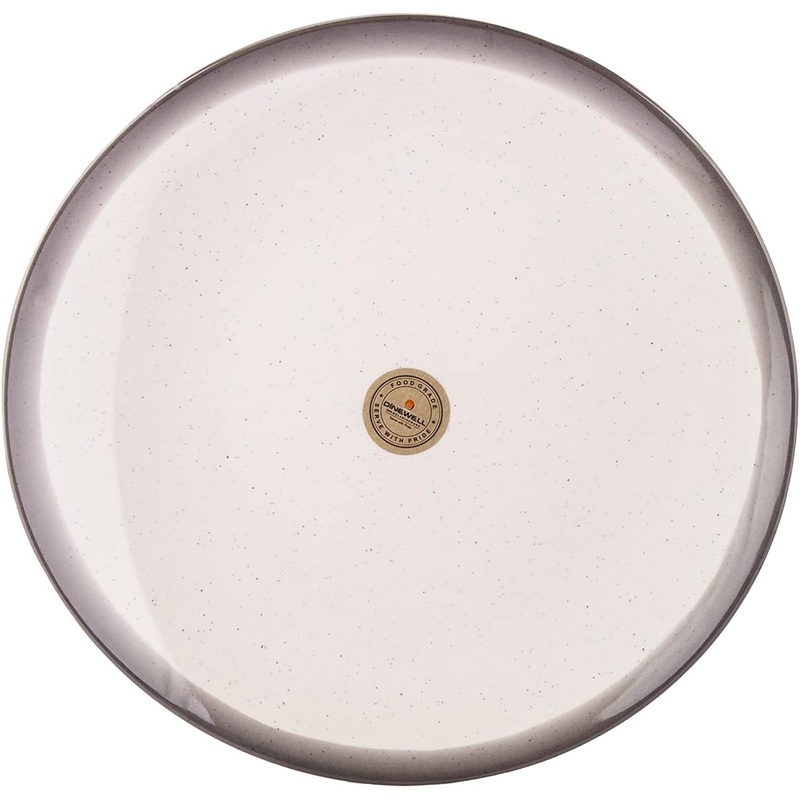 Dinewell Melamine Round Dinner Plate-29CM-White