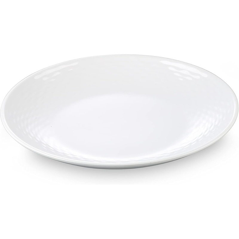 Harmony Melamine Round Big Serving Plate-40CM-White