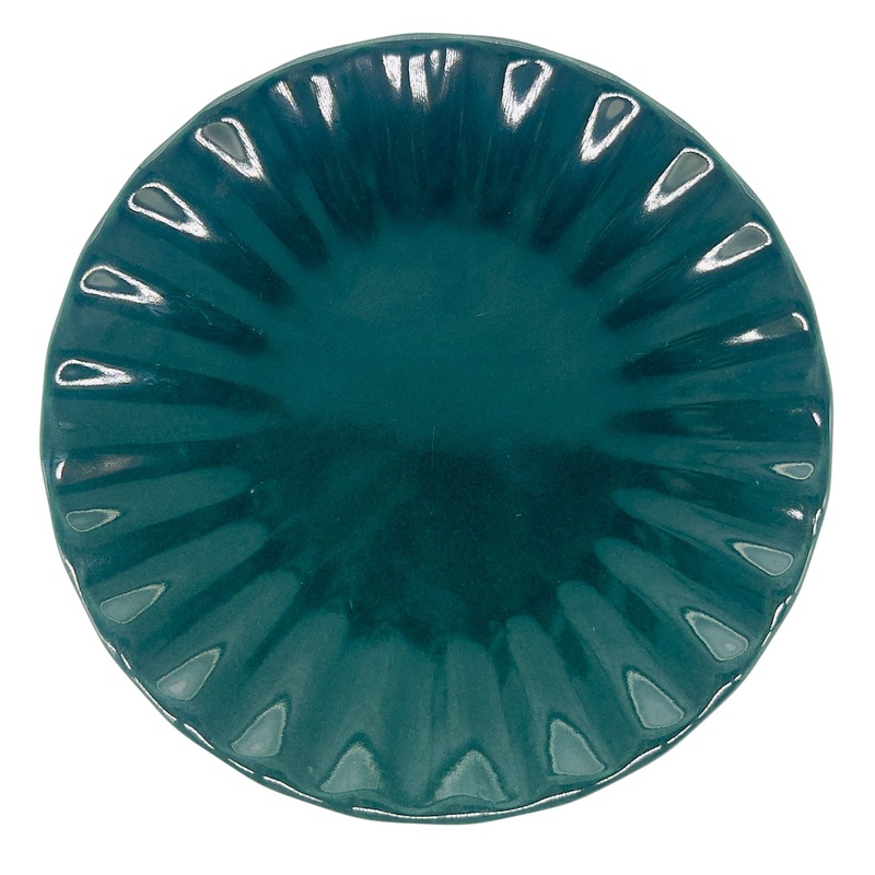 Keramika Ceramic Salad Plate 22cm, Teal