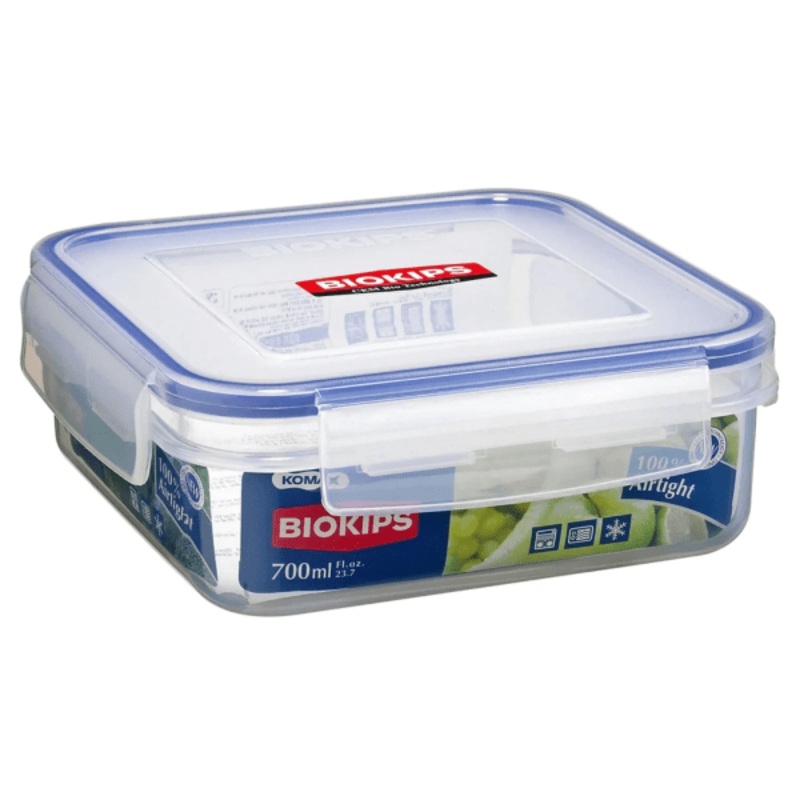 Komax Food Saver with Separator, Clear, 700 ml, Square, Plastic