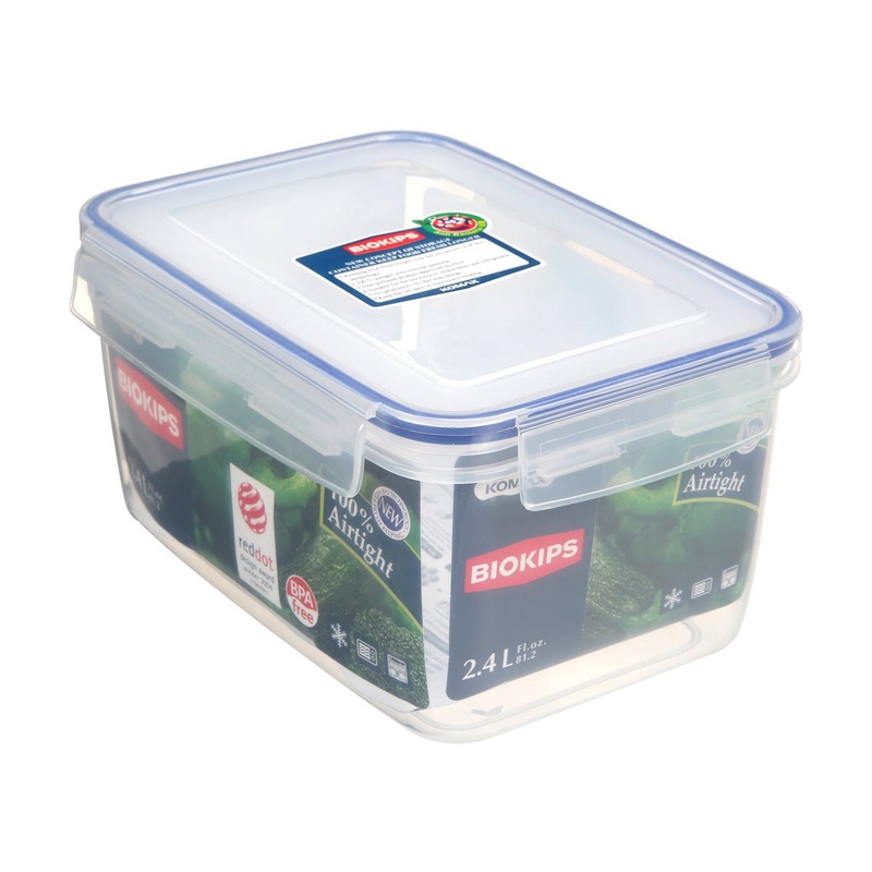 Komax Rectangle Food Plastic Container 2400ml