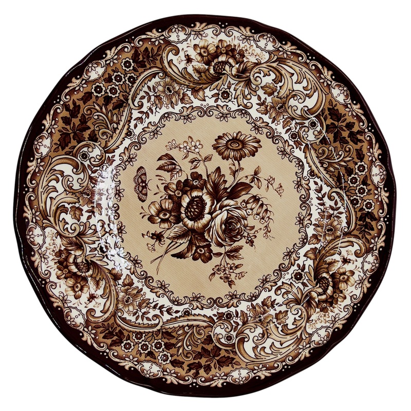 Legend Ceramic Chop Plate 12.1", Divine Brown- SH52457