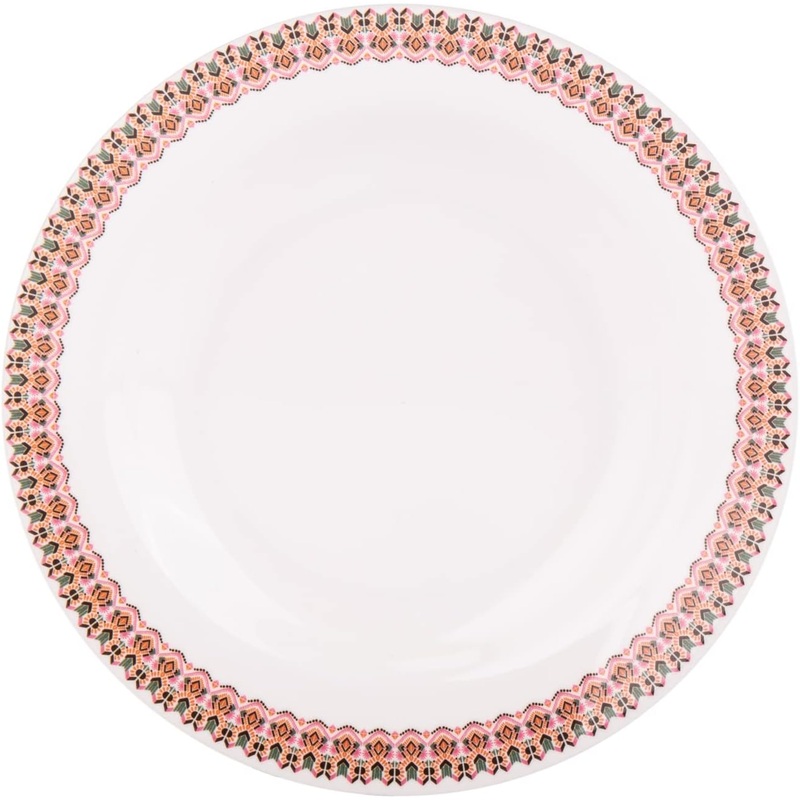 Servewell Amber Melamine Round Soup Plate-23CM