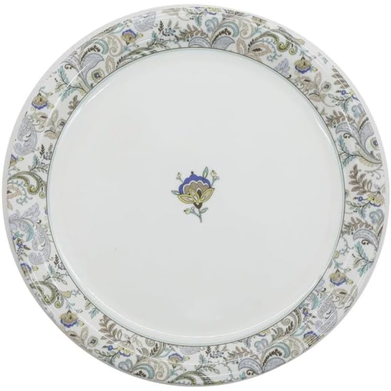 Servewell Melamine Florish Round Serving Plate-19CM