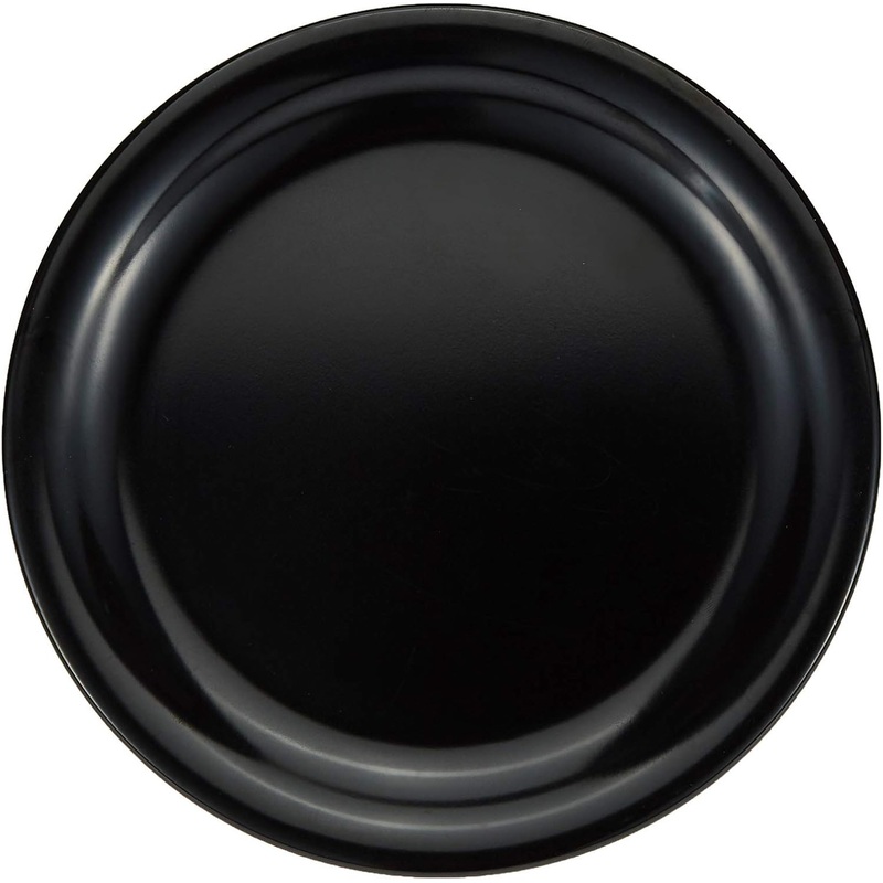 Servewell Round Melamine Small Serving Plate-19CM-Black