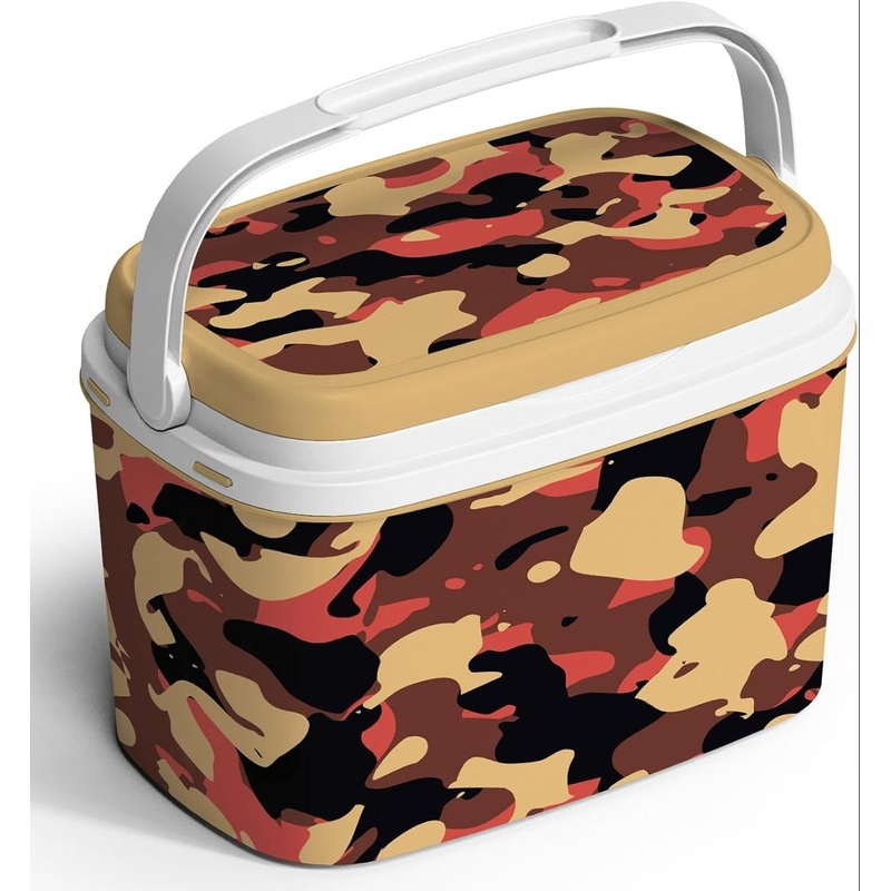 ADRIATIC Cooler Box 6 Liter, Army Brown Multicolour Design