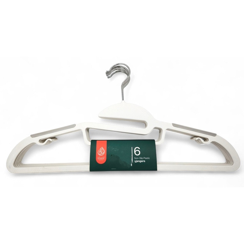 Al Kabayel Plastic Hangers 6-Pack