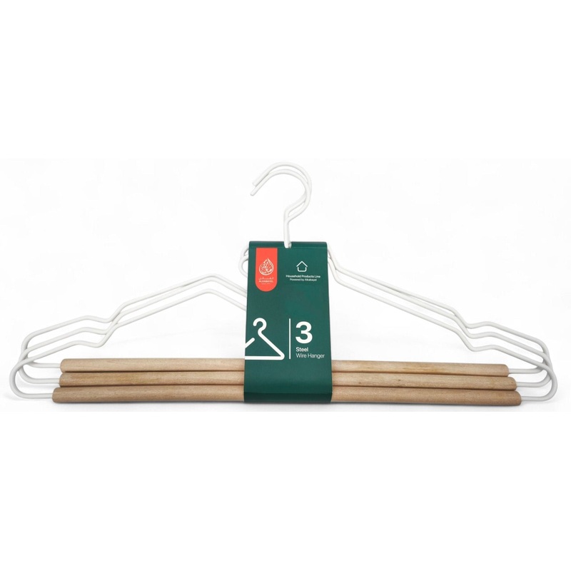 Al Kabayel Steel Wire Hangers Set of 3