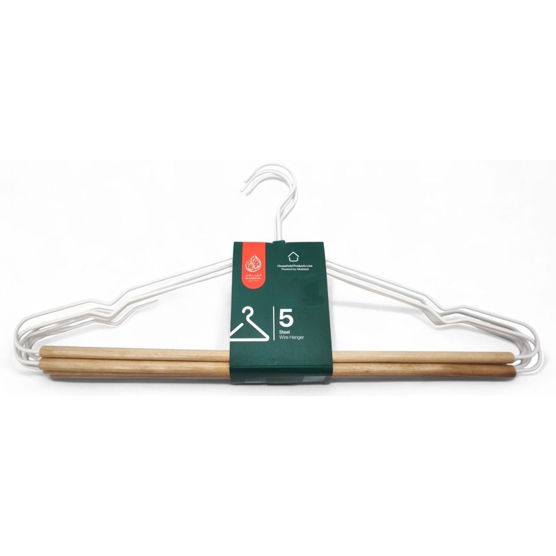 Al Kabayel Steel Wire Hangers  Set of 5