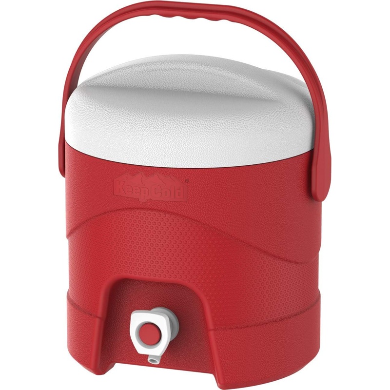 COSMOPLAST Picnic Cooler 8 Liter with Leak Proof Tap, Red