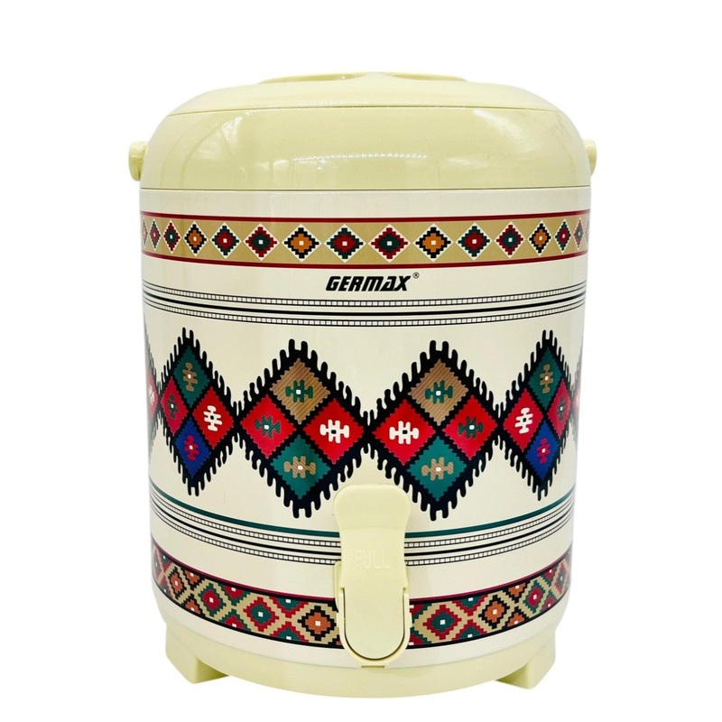GERMAX Hot & Cold Water Jug with a Leak Proof Tap 7.7 Liter, Multicolour