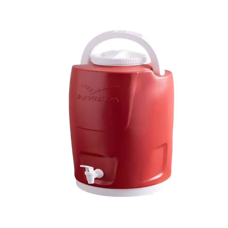 INVICTA Ice Box 9 Liter with Leak Proof Tap, Red
