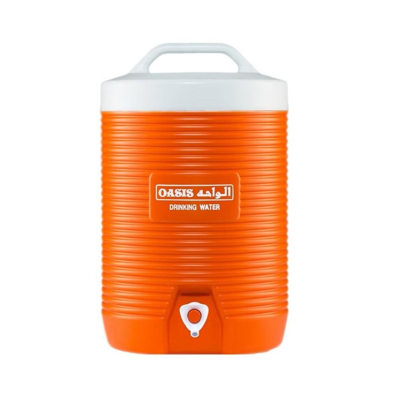OASIS Water Cooler 8 Liter with a Leak Proof Tap, Orange