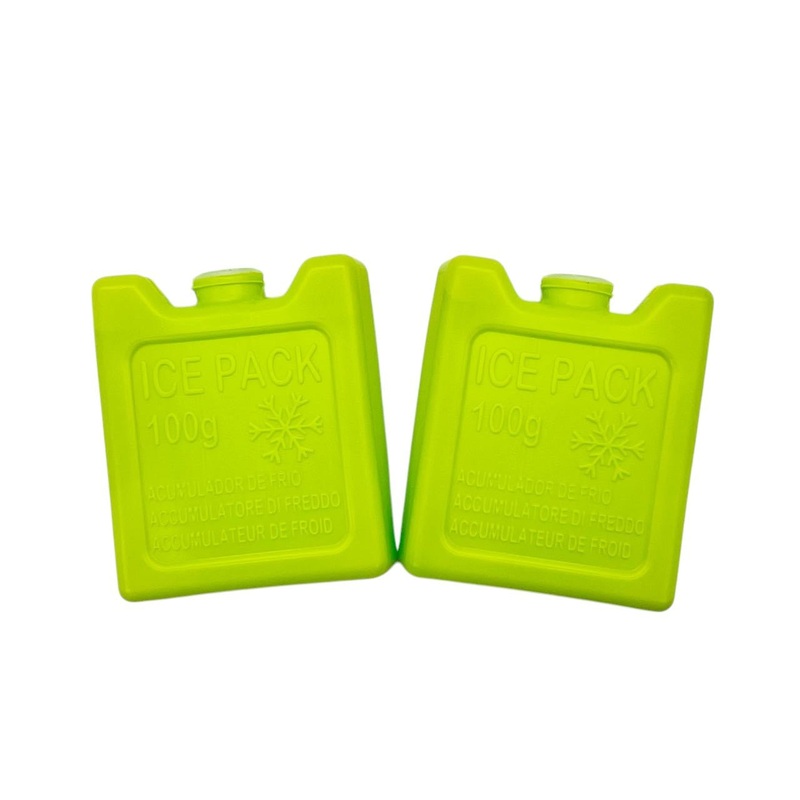 PLASTICFORTE Accumulator Freezer Ice Pack 100g*2pc, Green
