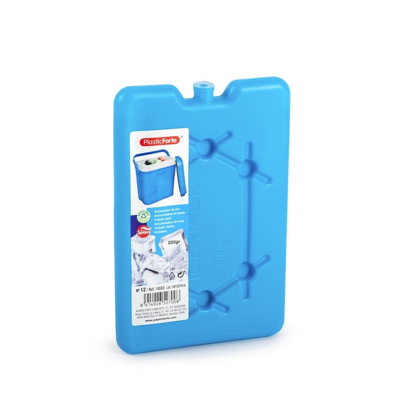 PLASTICFORTE Acumulator Freezer Ice Pack 200g, Blue