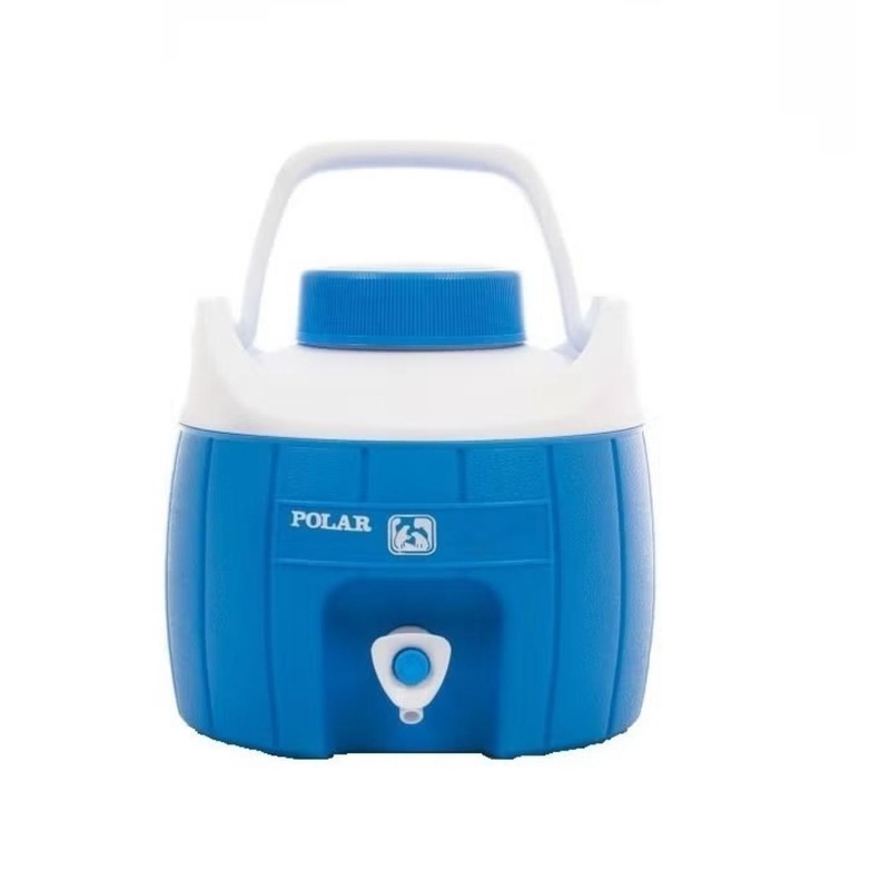 POLAR Universal Water Cooler 1 Gallons with a Leak Proof Tap, Blue/White