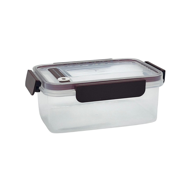 AKDC Air-Tight Rectangular Food Container 13cm*9cm*5.5cm, Brown
