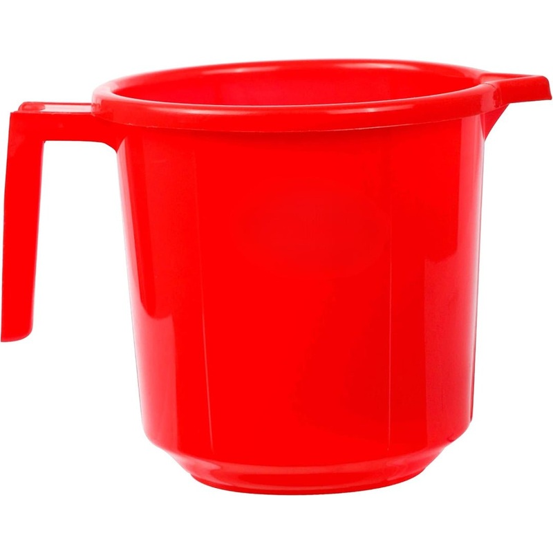 EXCLUSIVE Plastic Mug 1000ml, Red