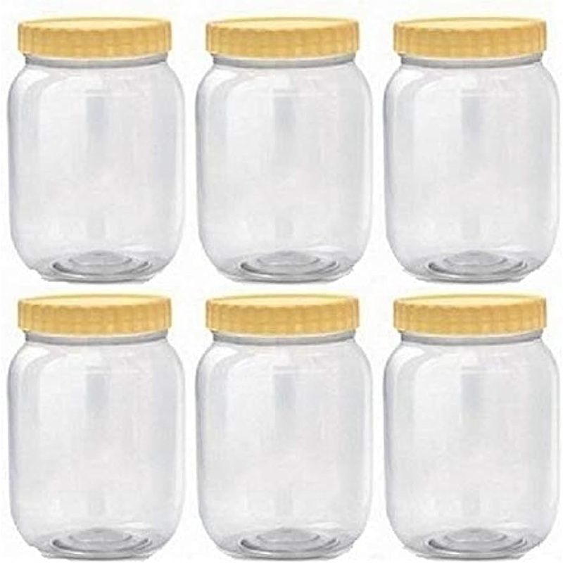 SUNPET Leakproof 500ml Round Container Pack of 6pcs