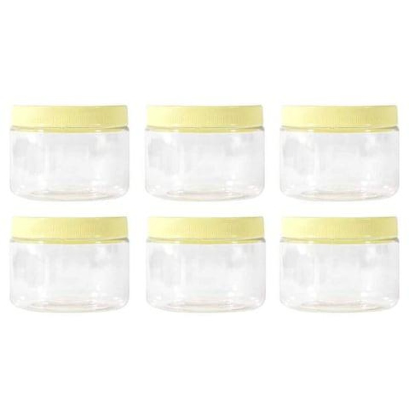 SUNPET Leakproof 50ml Round Container Pack of 6pcs