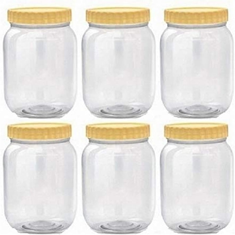 SUNPET Leakproof 750ml Round Container Pack of 6pcs
