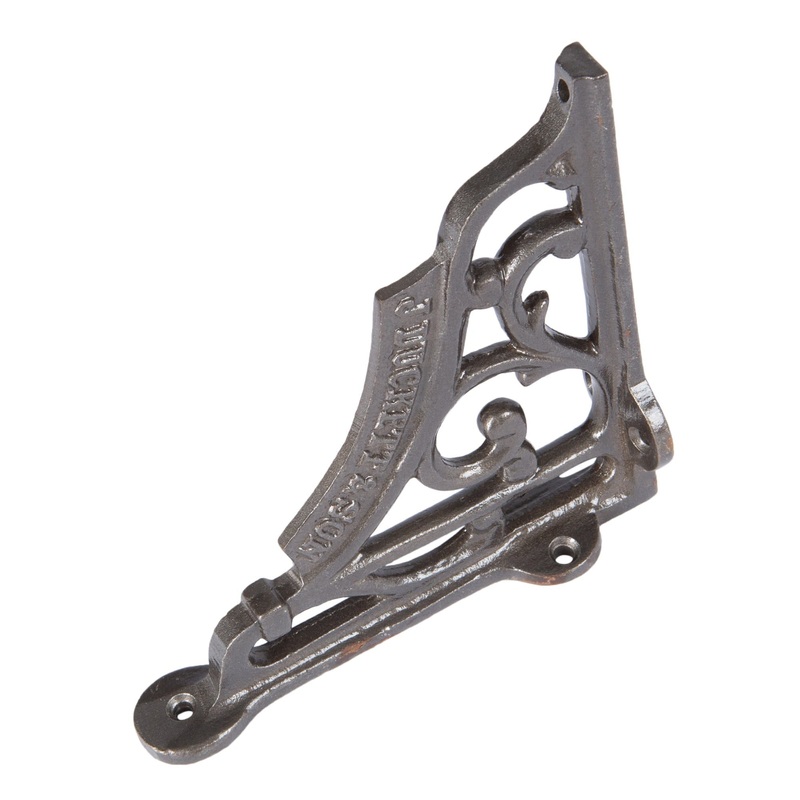 120mm Ornate Iron Shelf Bracket