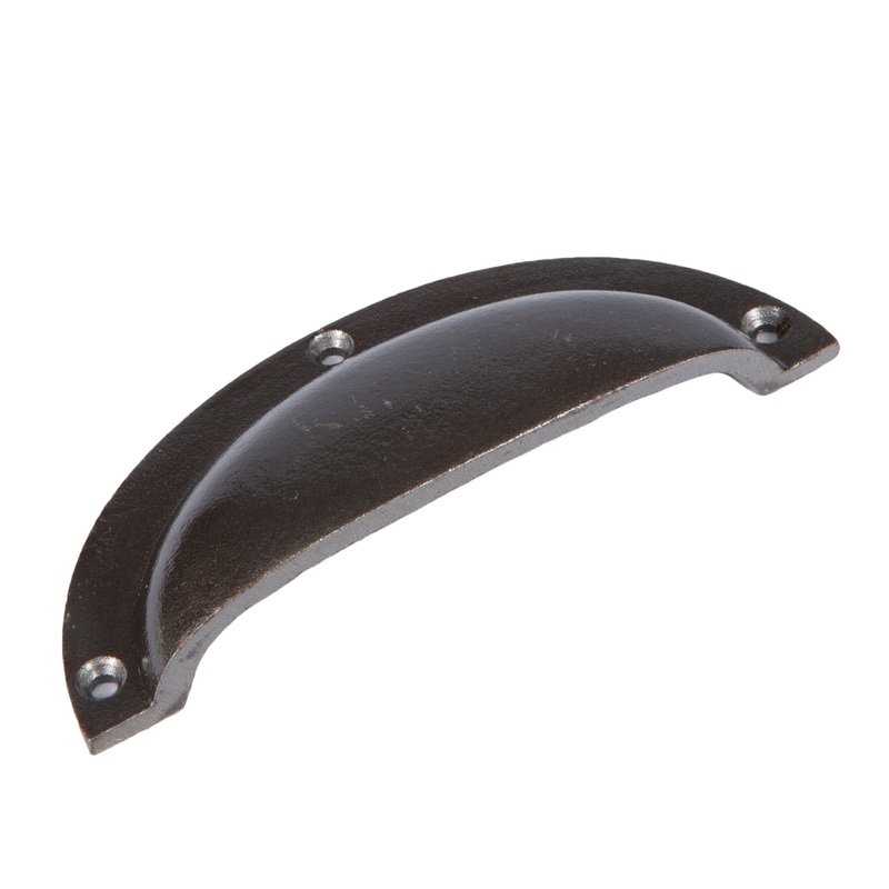 130mm x 50mm Curved Cabinet Cup Handle
