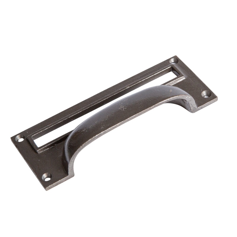 130mm x 50mm Filing Cabinet Cup Handle with Card Frame