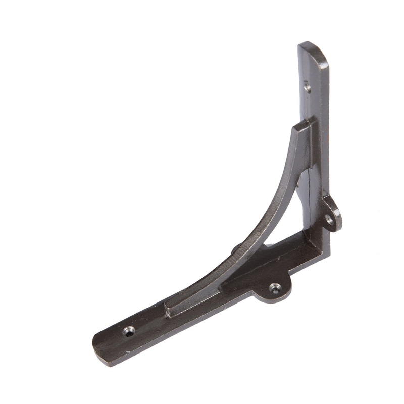 150mm Curved Iron Shelf Bracket