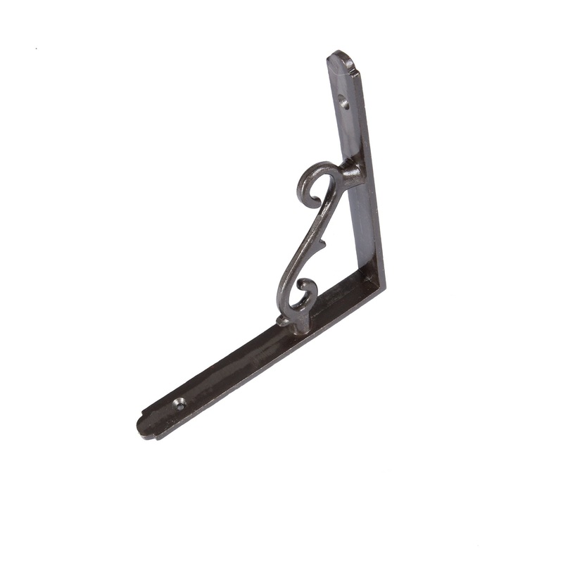 155mm Scroll Iron Shelf Bracket