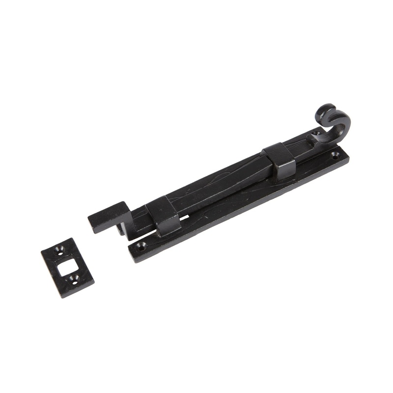 185mm Black Cranked Shepherd's Crook Bolt