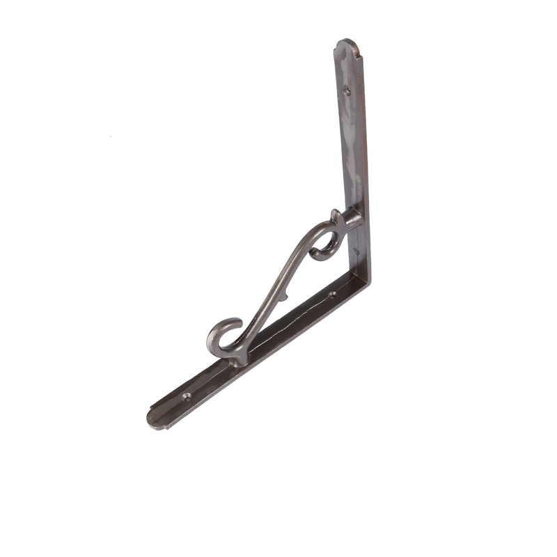 205mm Scroll Iron Shelf Bracket