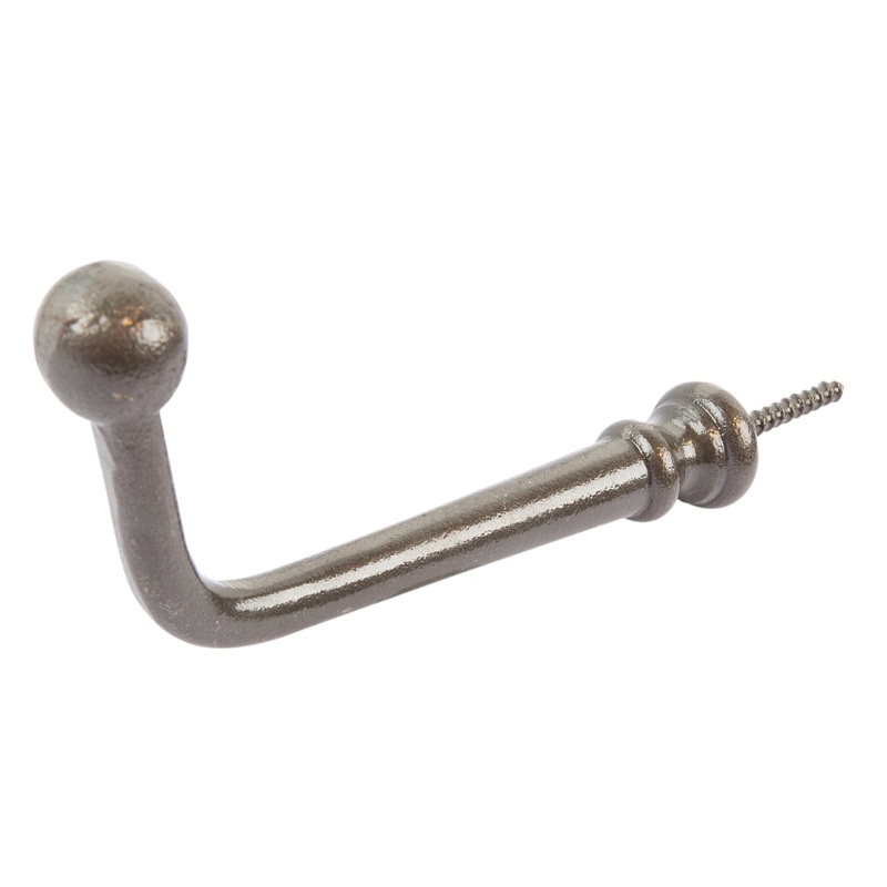 20mm x 60mm Flat Top Screw Hook