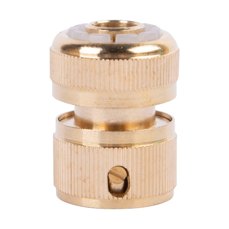 1/2" Brass Hose End Connector