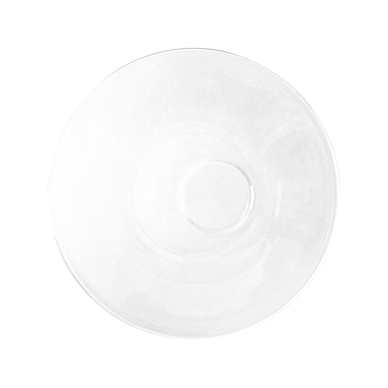 14cm Bar Glass Espresso Saucers - Pack of Six