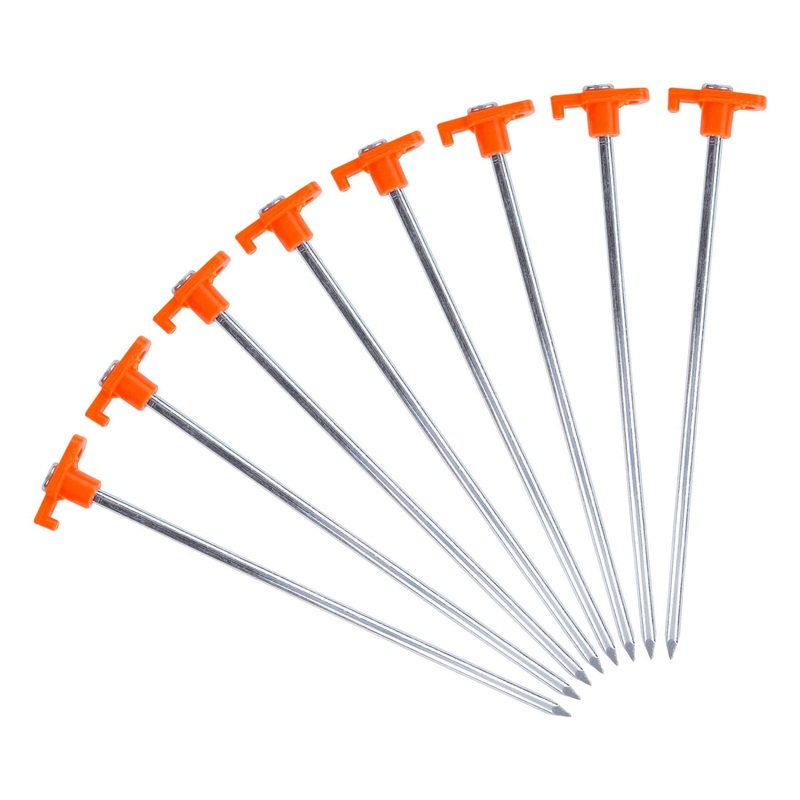 25cm Forged Steel Tent Pegs - Pack of 8