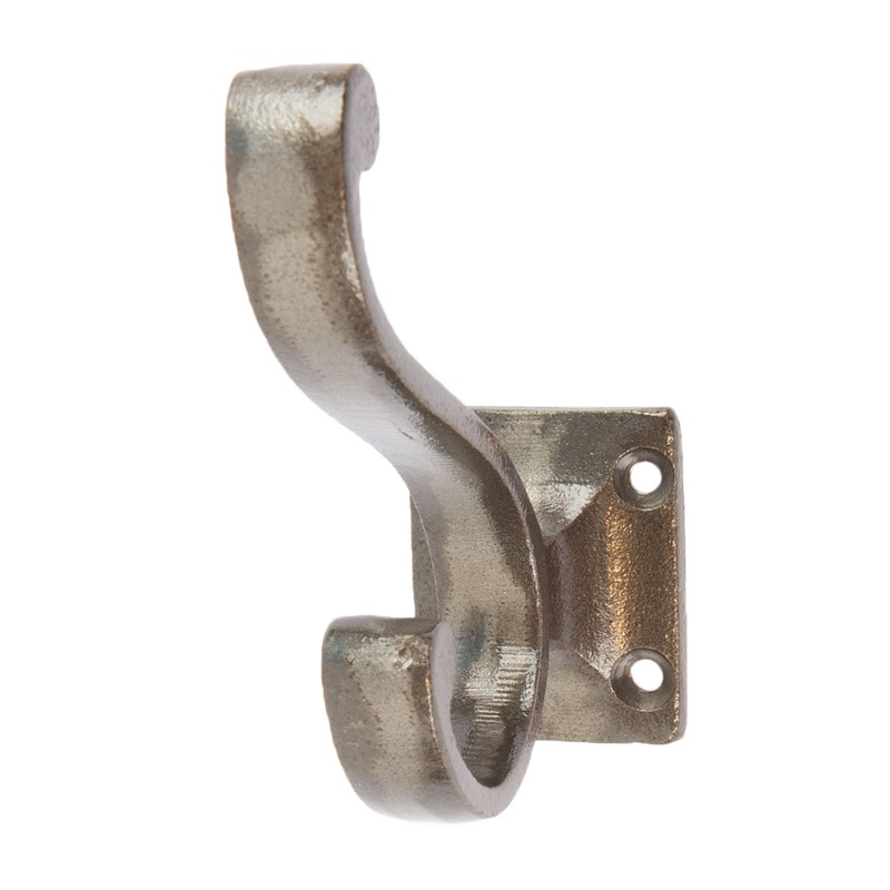 35mm x 80mm Square Back Hat & Coat Hook