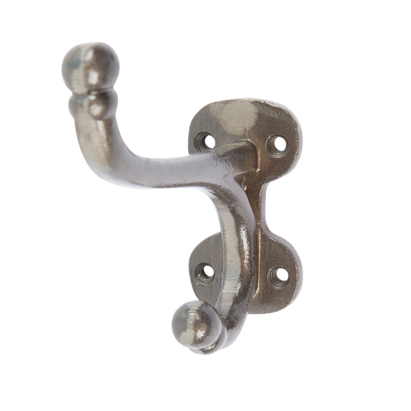 35mm x 85mm Flat Top Ball End Hat & Coat Hook
