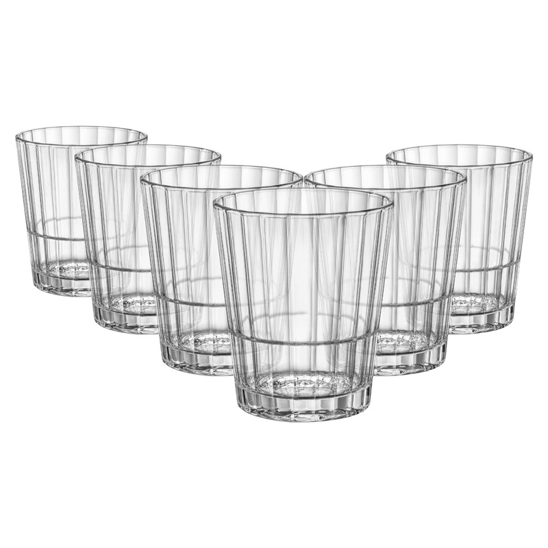 374ml Oxford Bar Stacking Double Whisky Glasses - Pack of Six