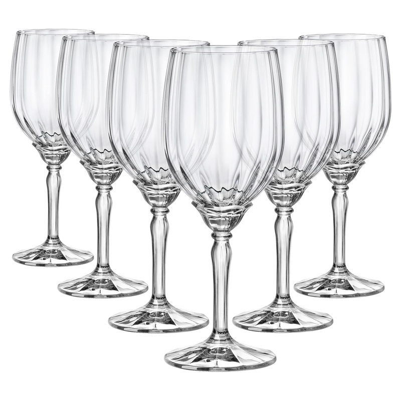 380ml Florian White Wine Glasses - Pack of Six