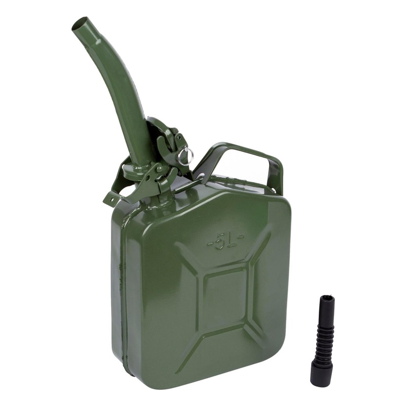 5L Steel Jerry Can with Spout
