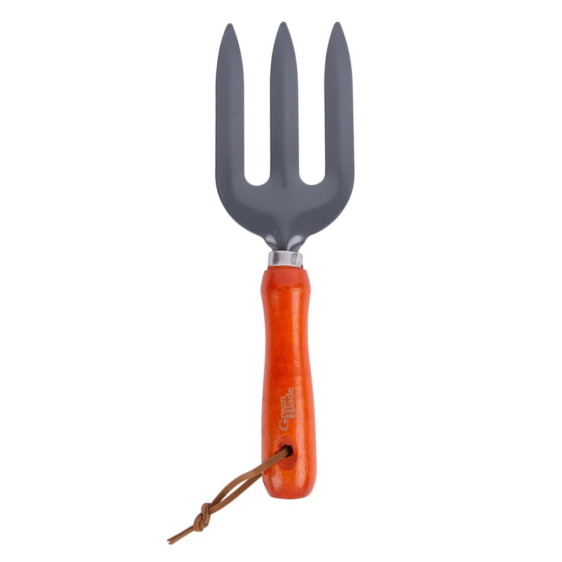 Heavy Duty Wooden Handle Hand Fork