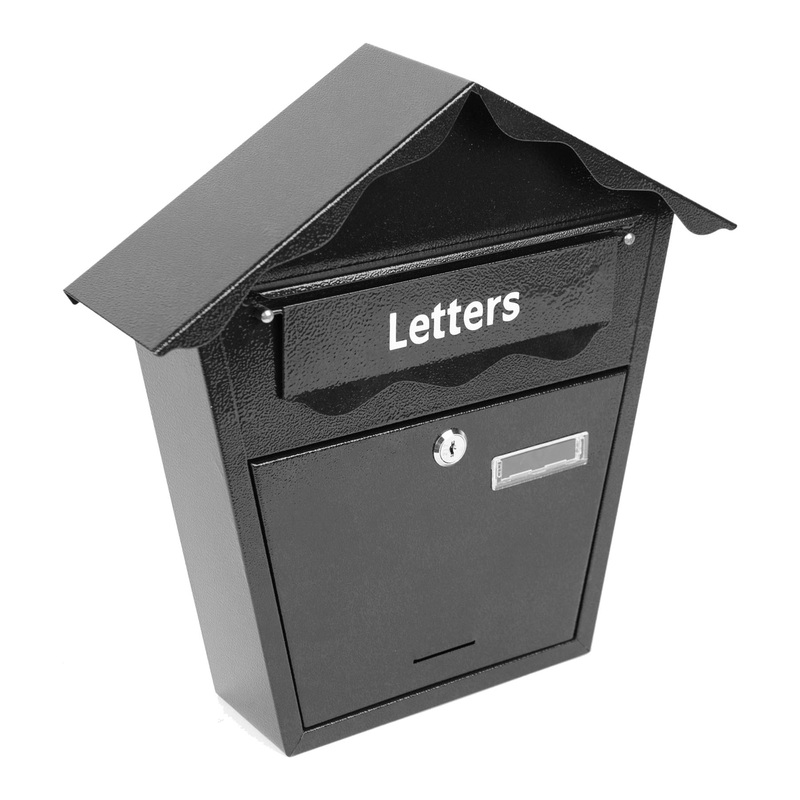 Vintage Steel Plated Post Box