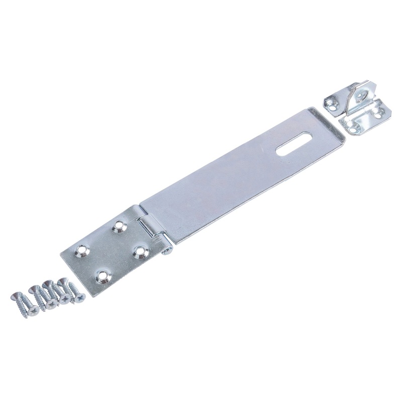 152mm Heavy-Duty Steel Safety Hasp & Staple