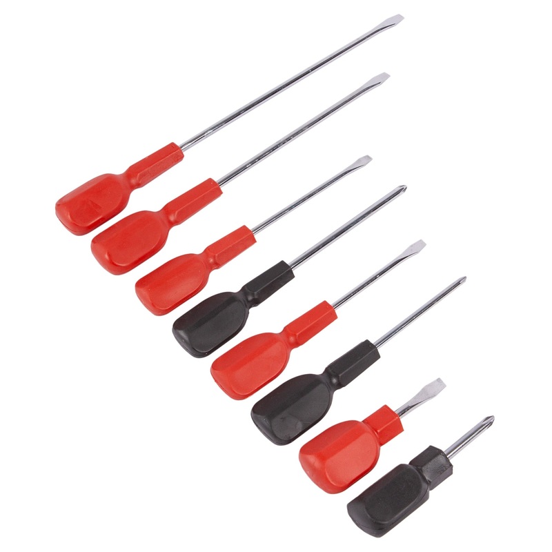 8pc Multicolour Cabinet Handle Screwdriver Set