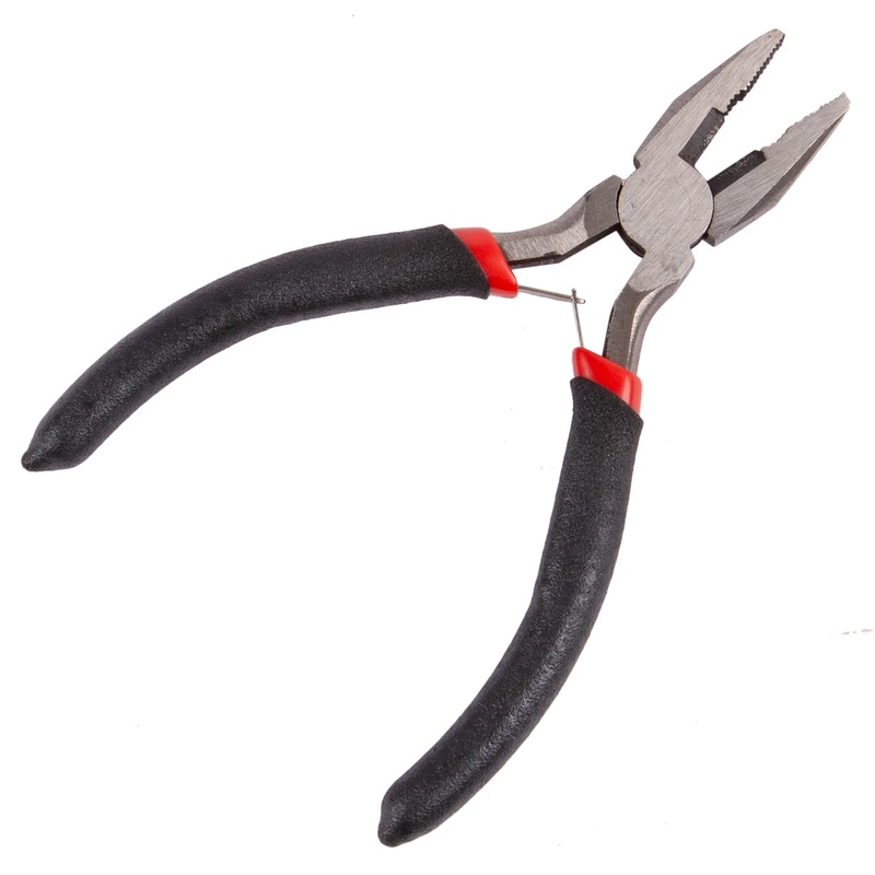 Black Mini 11.5cm Carbon Steel Combination Pliers