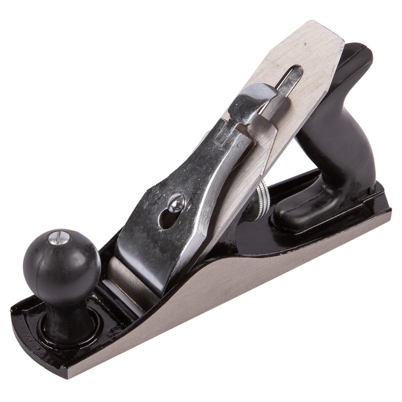Black No. 4 Cast Iron Steel Smoothing Plane