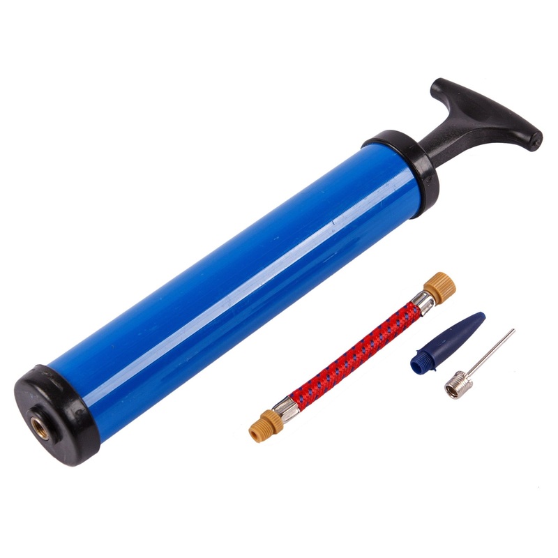 Blue 24cm T-Handle Bike Pump