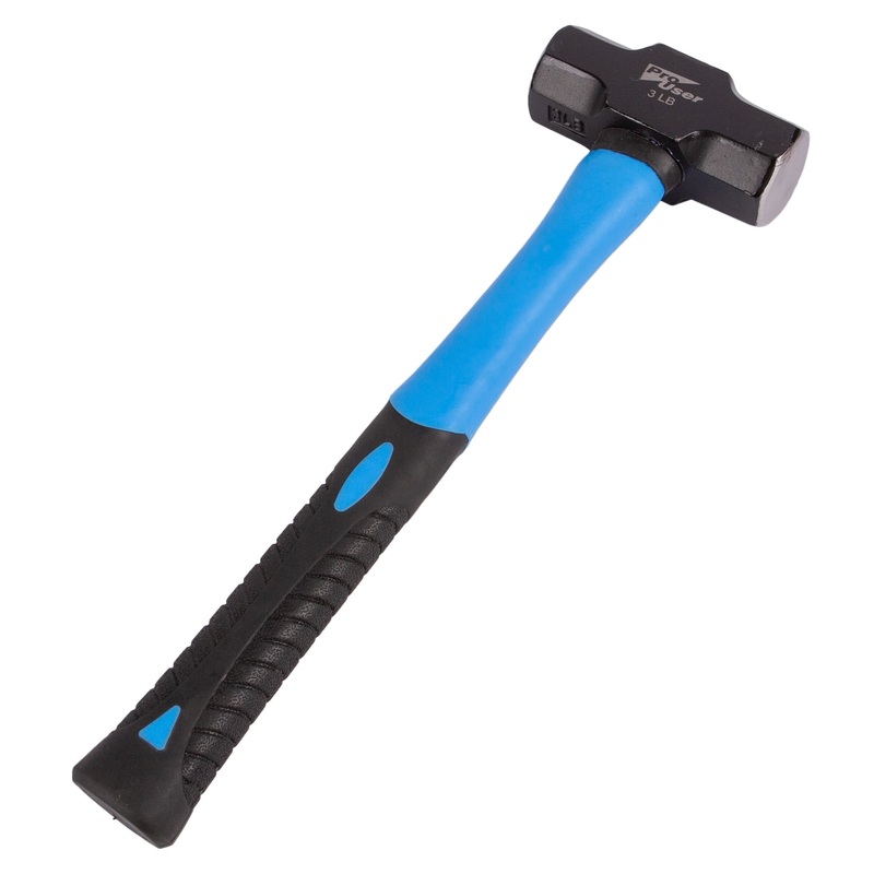 Blue 3lb Carbon Steel Sledgehammer